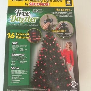 Tree Dazzler Multicolor Christmas Tree Light Show - Works Great-Unopened